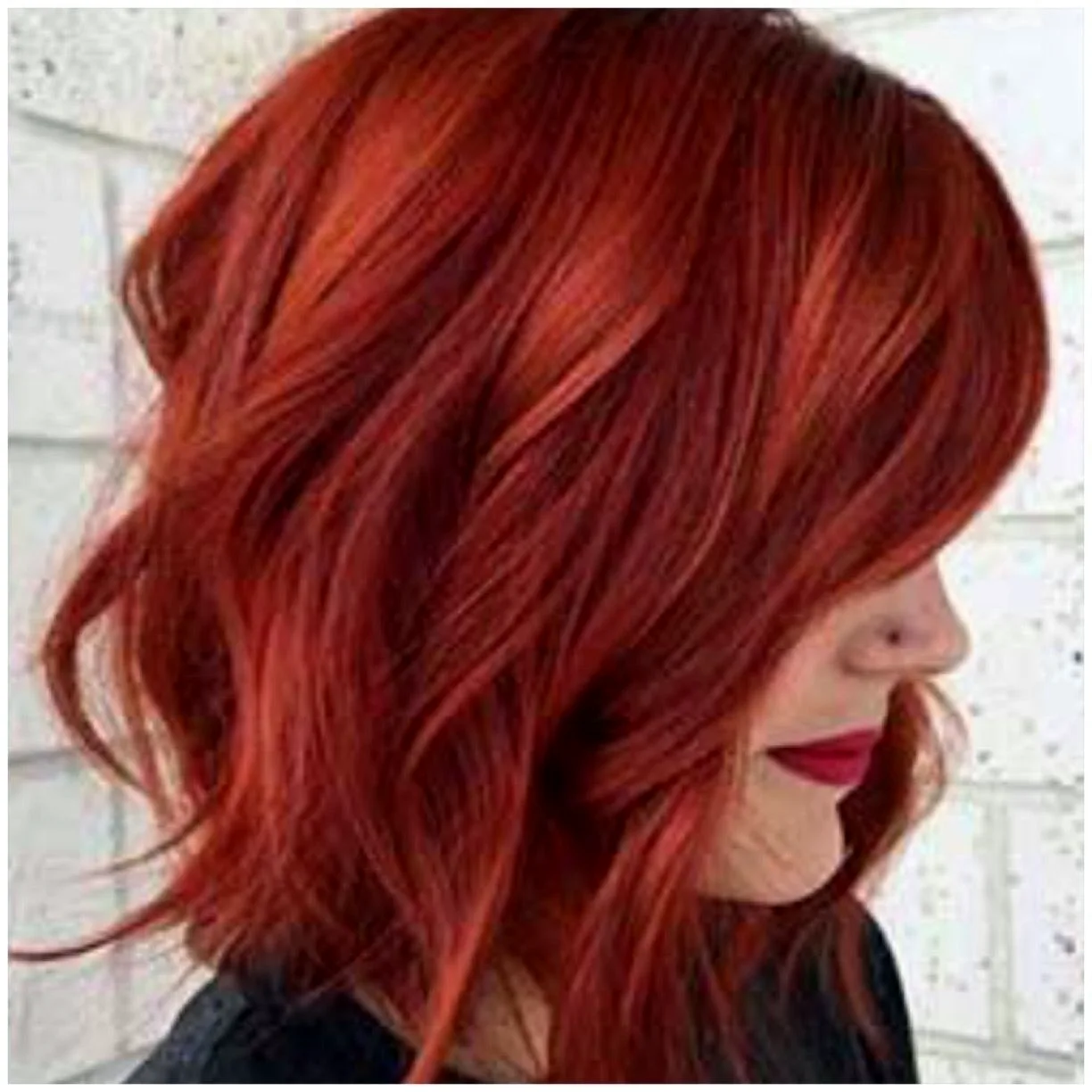 Окрашивание волос рыжий с красным