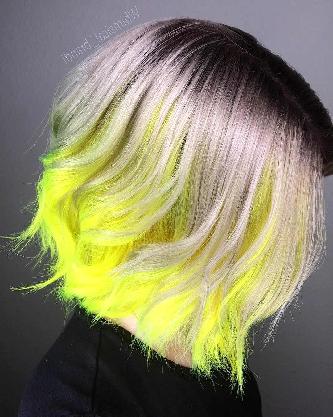 Окрашивание волос желтый и зеленый