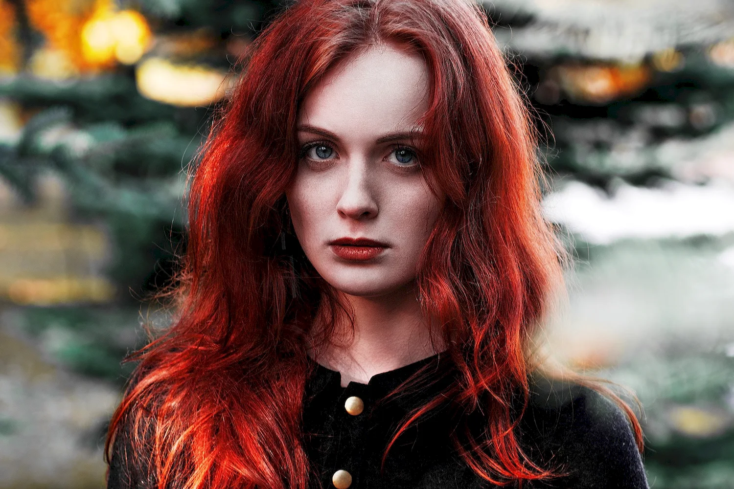 Оливия Хоффман модель рыжая