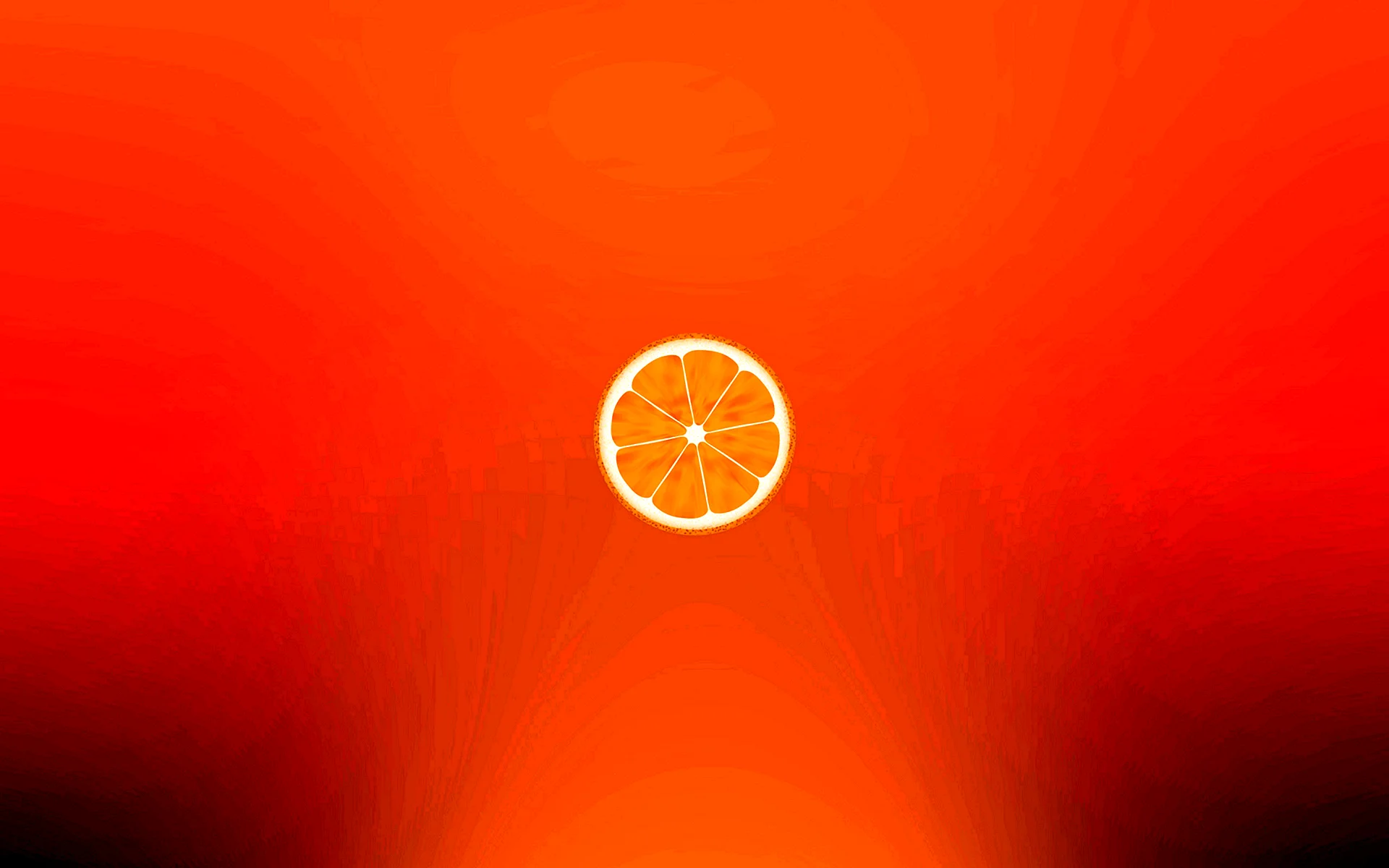 Оранжевые обои