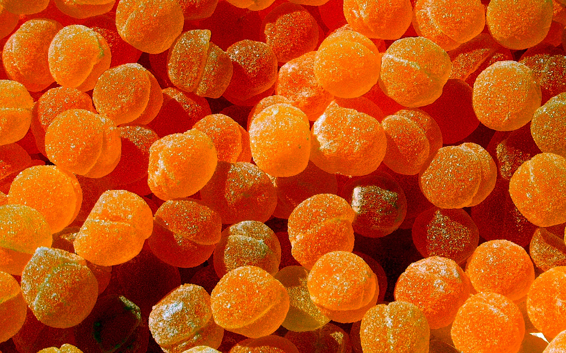 Оранжевые сладости