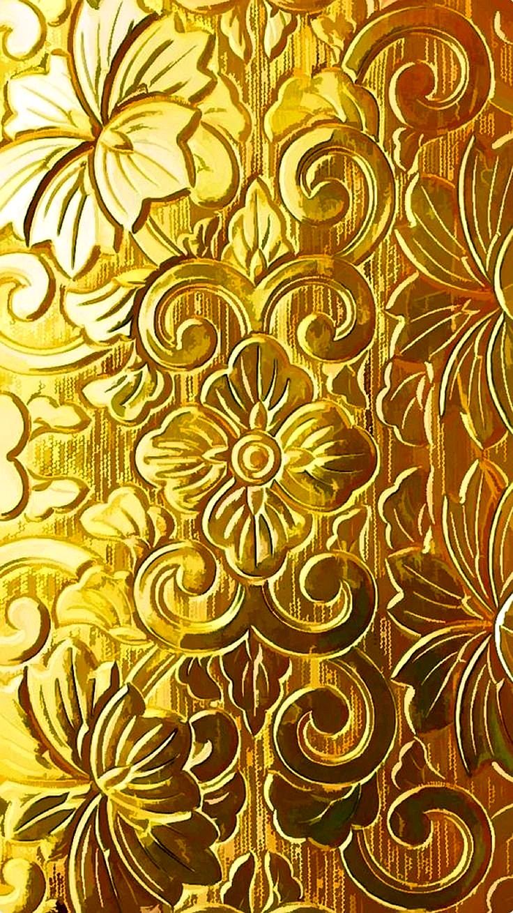 Орнамент на золотом фоне