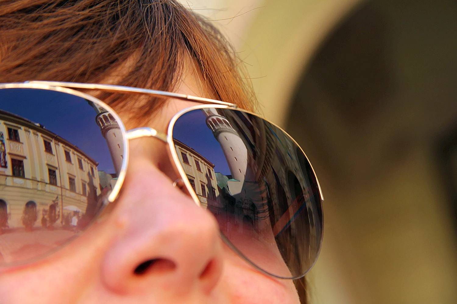 Отражение в солнечных очках