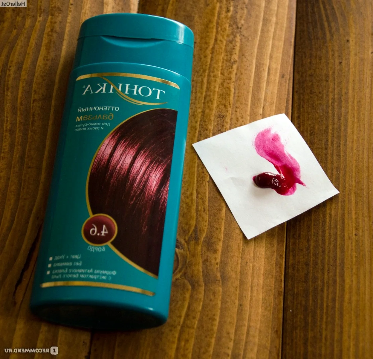 Оттеночный шампунь тоника 4.6