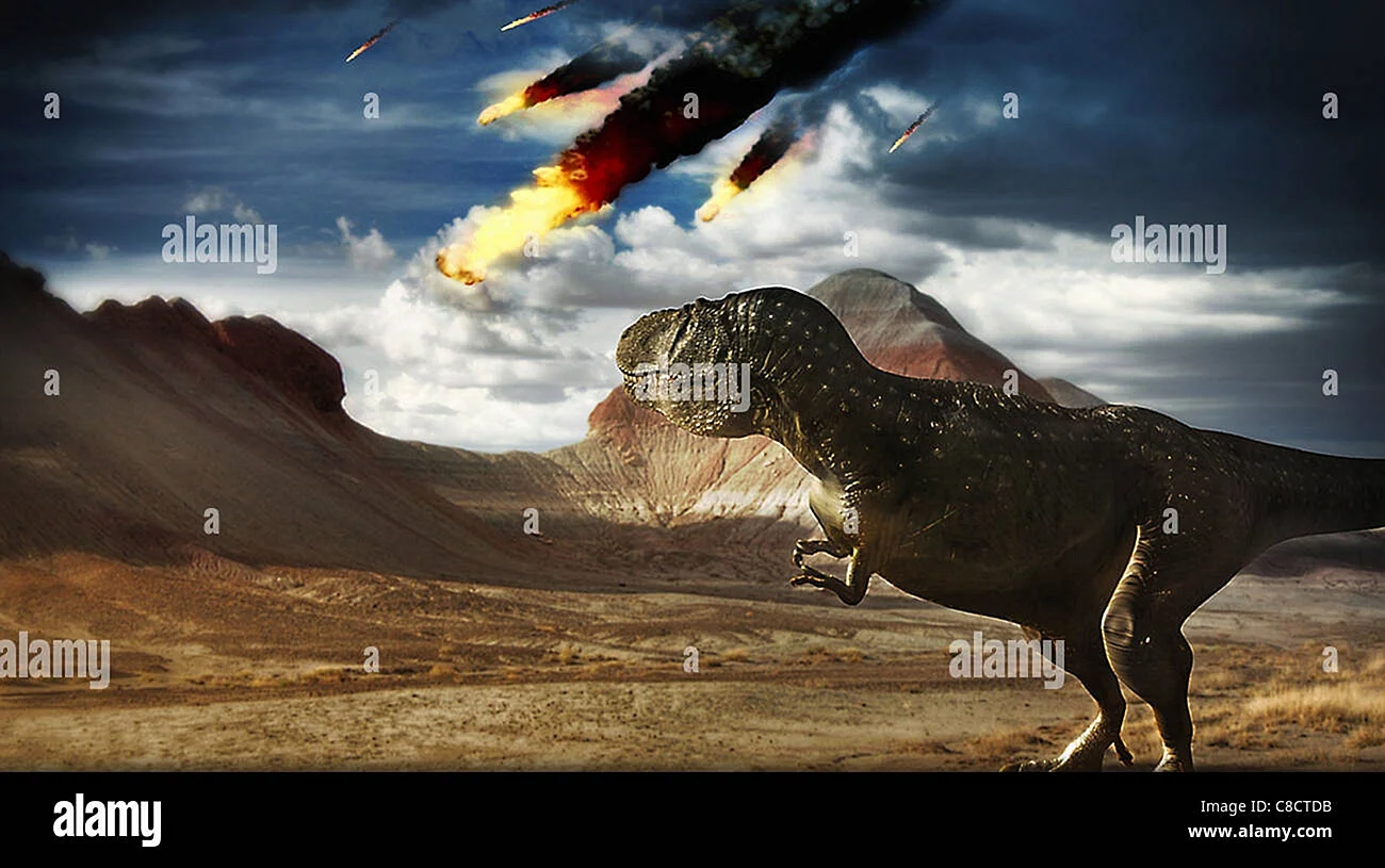 Падение астероида динозавры