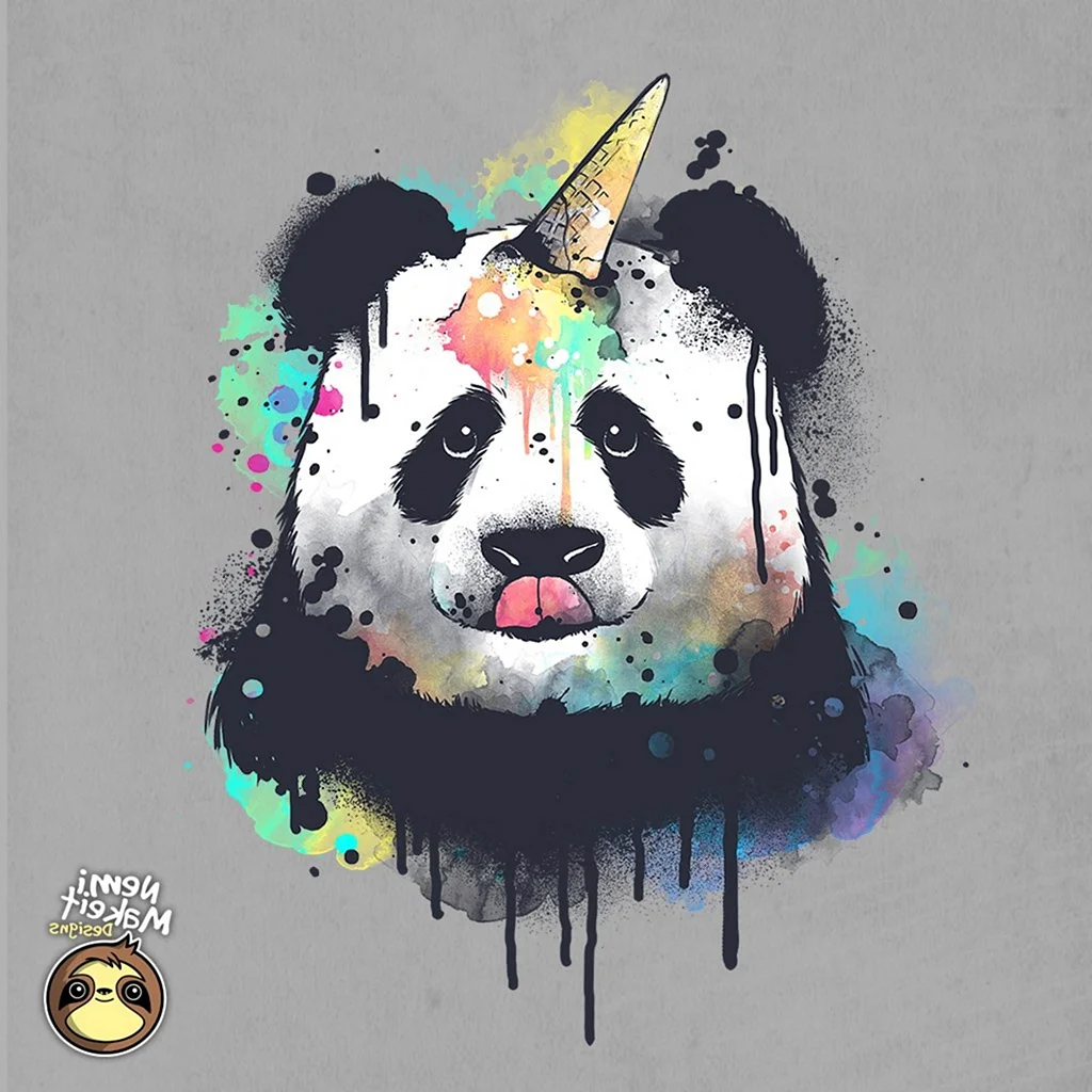 Панда арт
