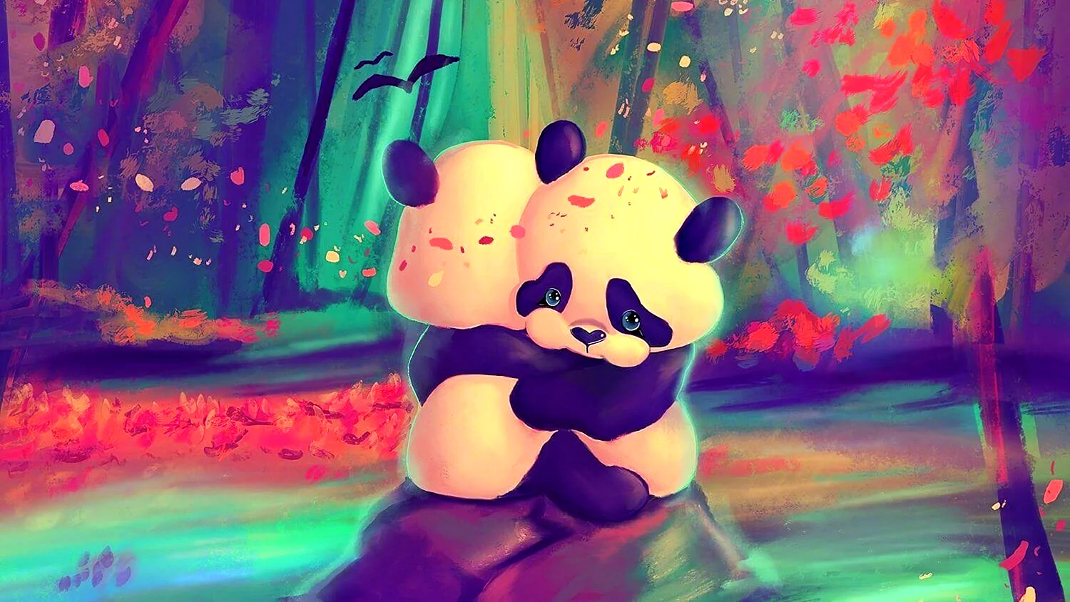 Панда обои