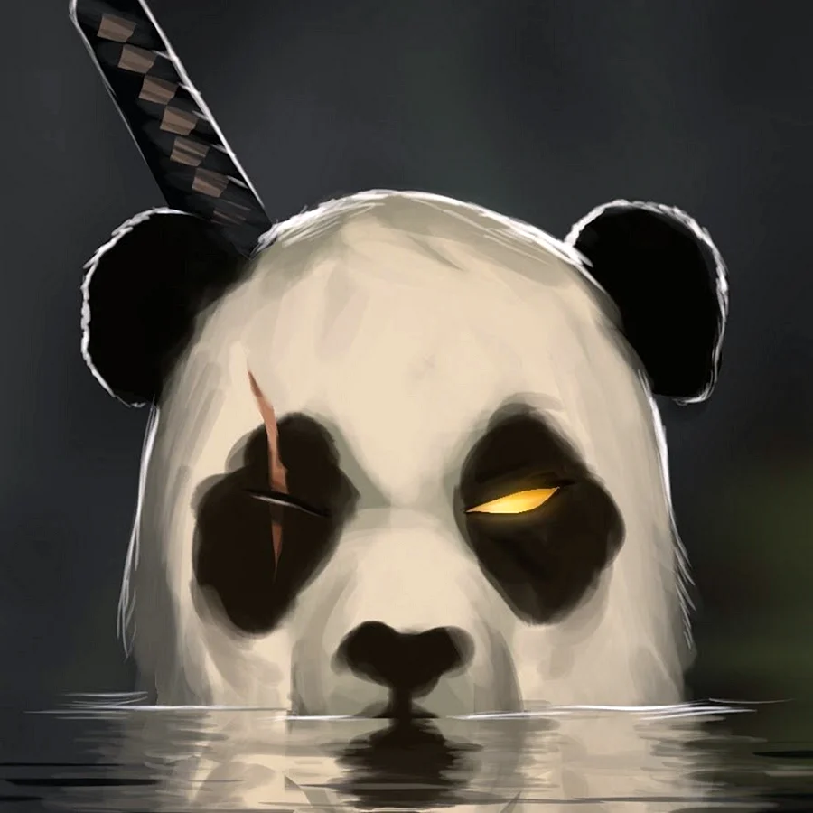 Панда рыцарь