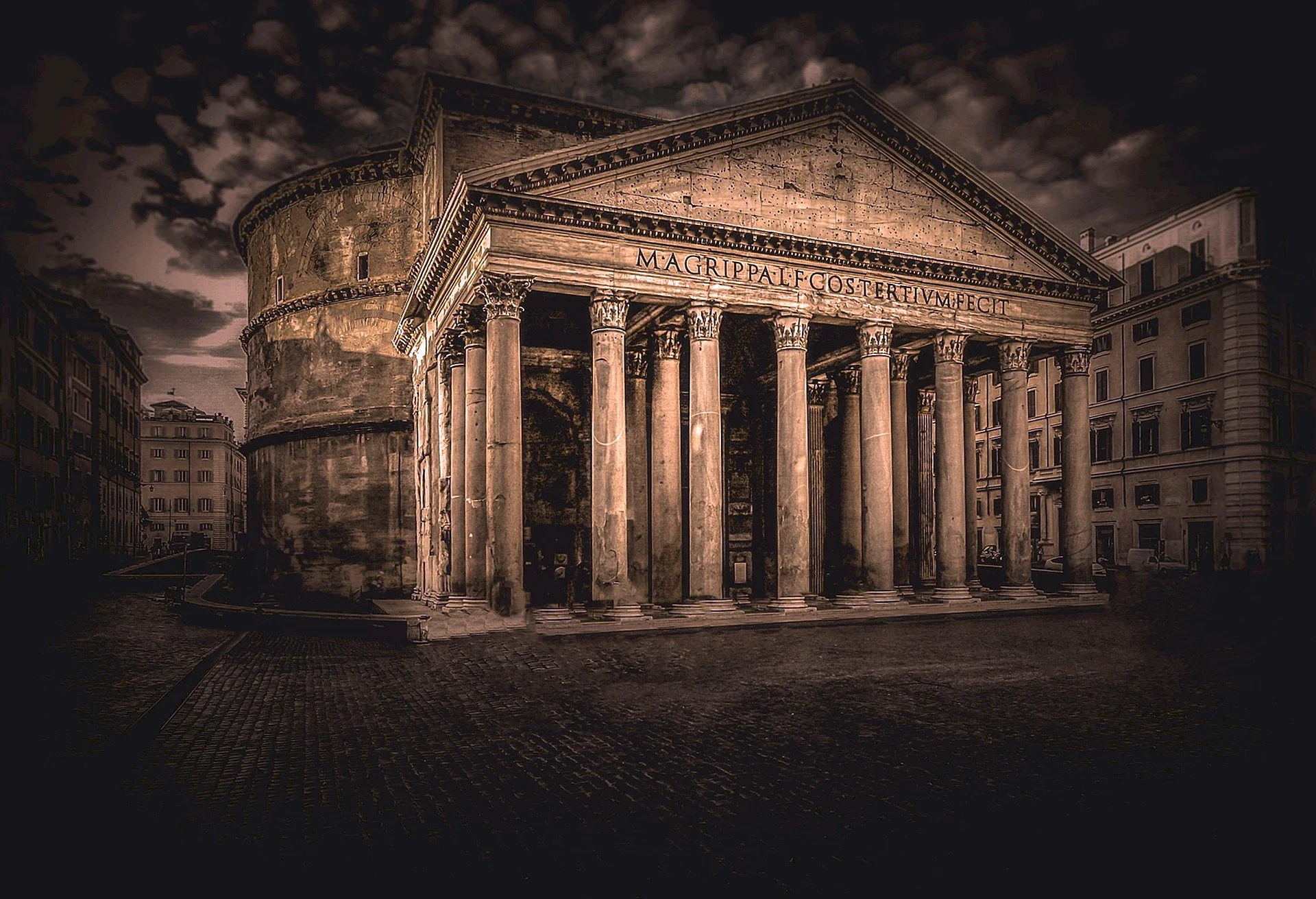 Пантеон Рим разрушенный