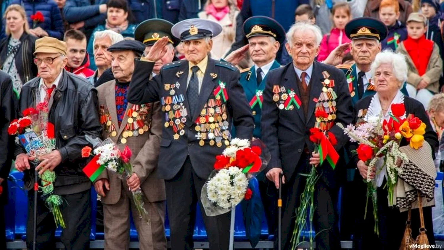 Парад 9 мая на красной площади с ветеранами