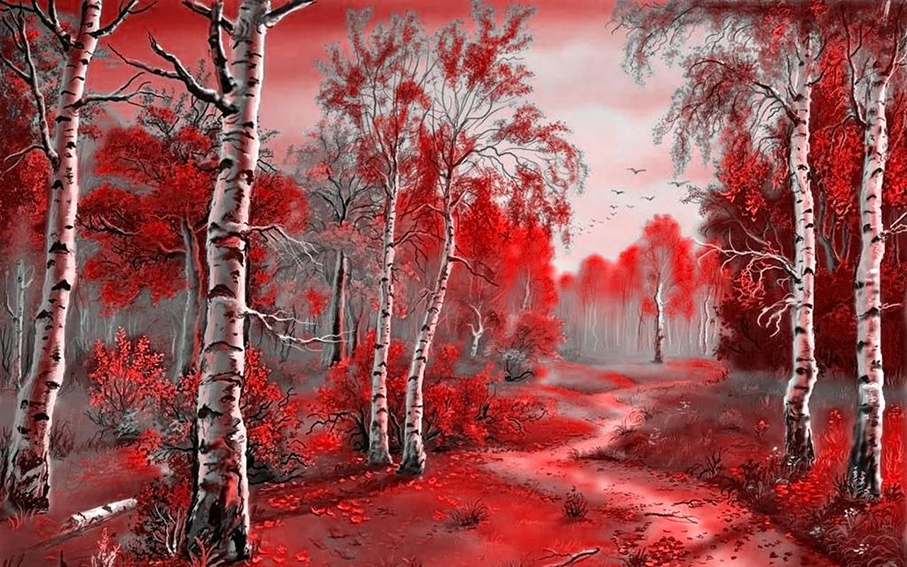 Пейзаж в Красном цвете