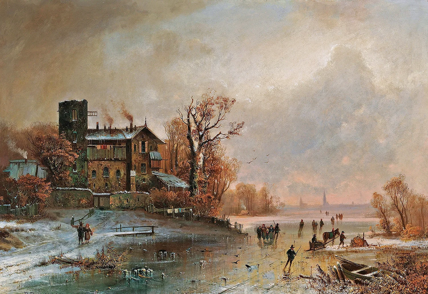 Пейзажист Антон долл (1826-1887)