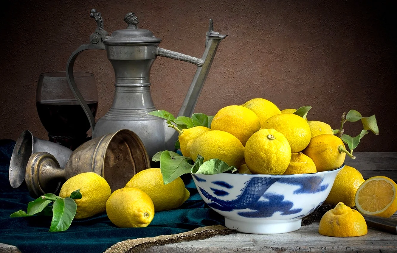 Пьер Лефевр натюрморт с лимонами