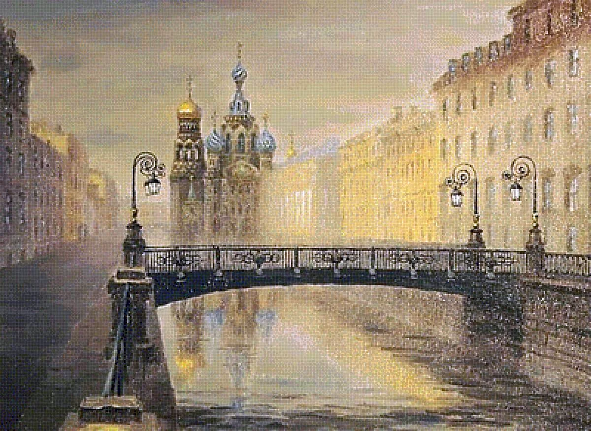 Петербург в живописи художник Роберт Мифтахутдинов