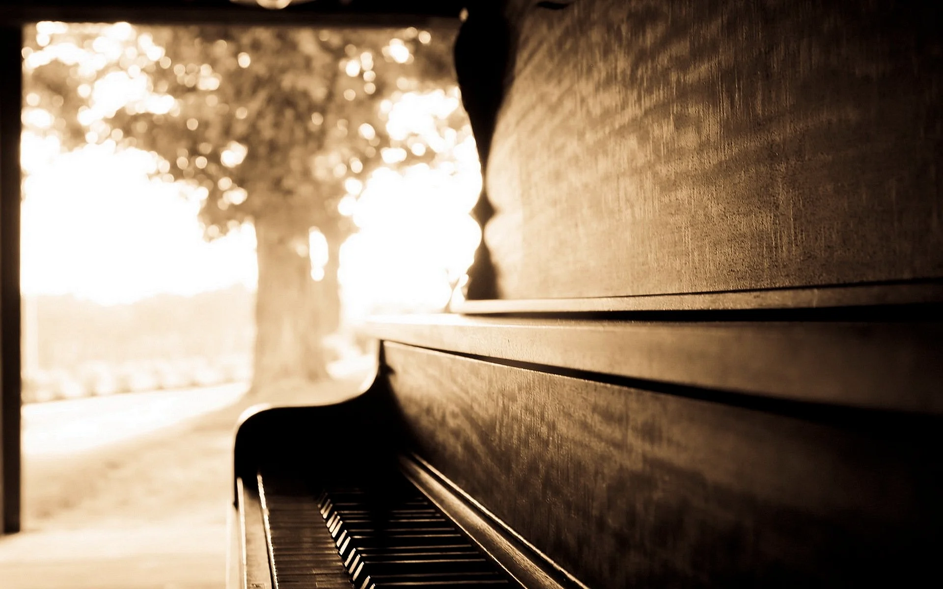 Пианино закат