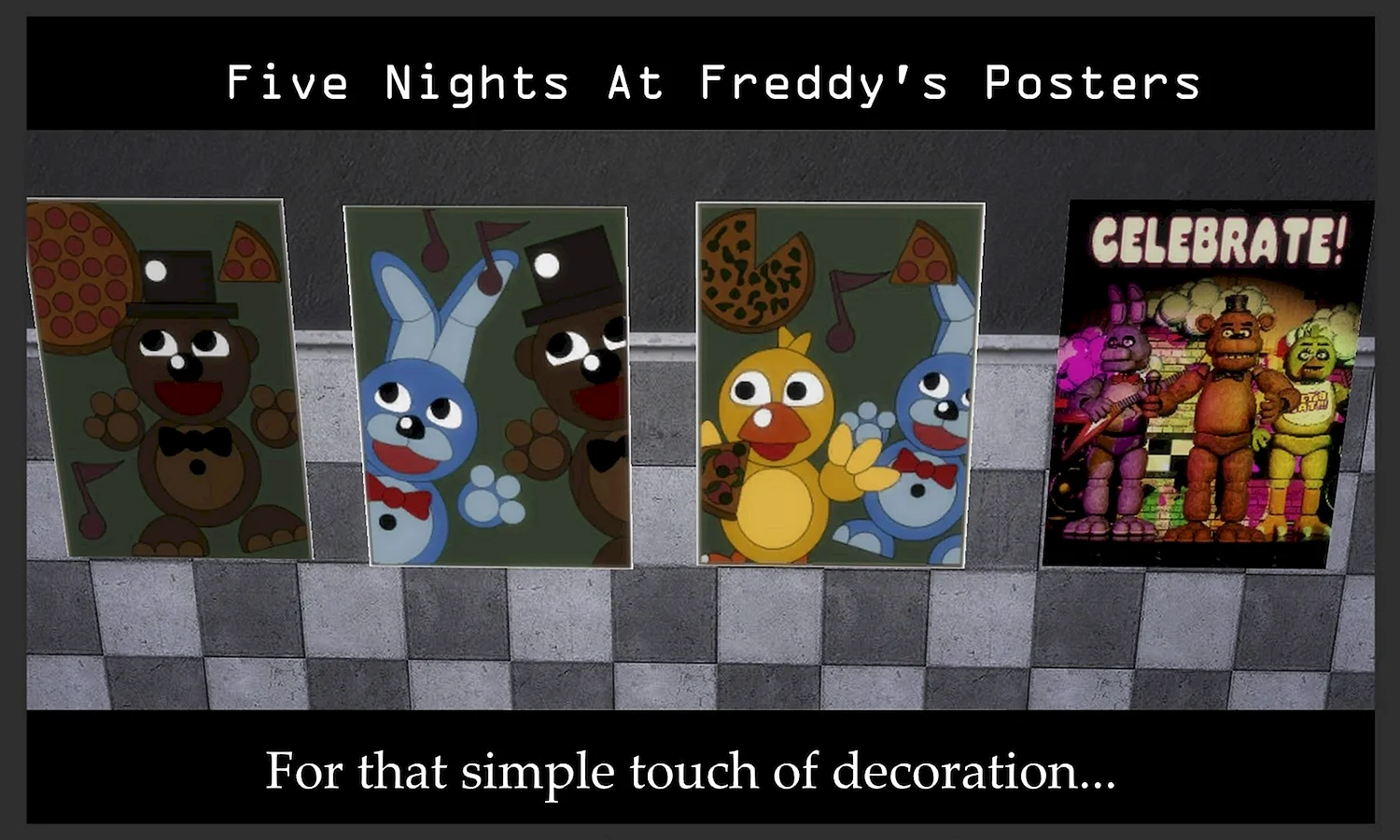 Пять ночей с Фредди Постер
