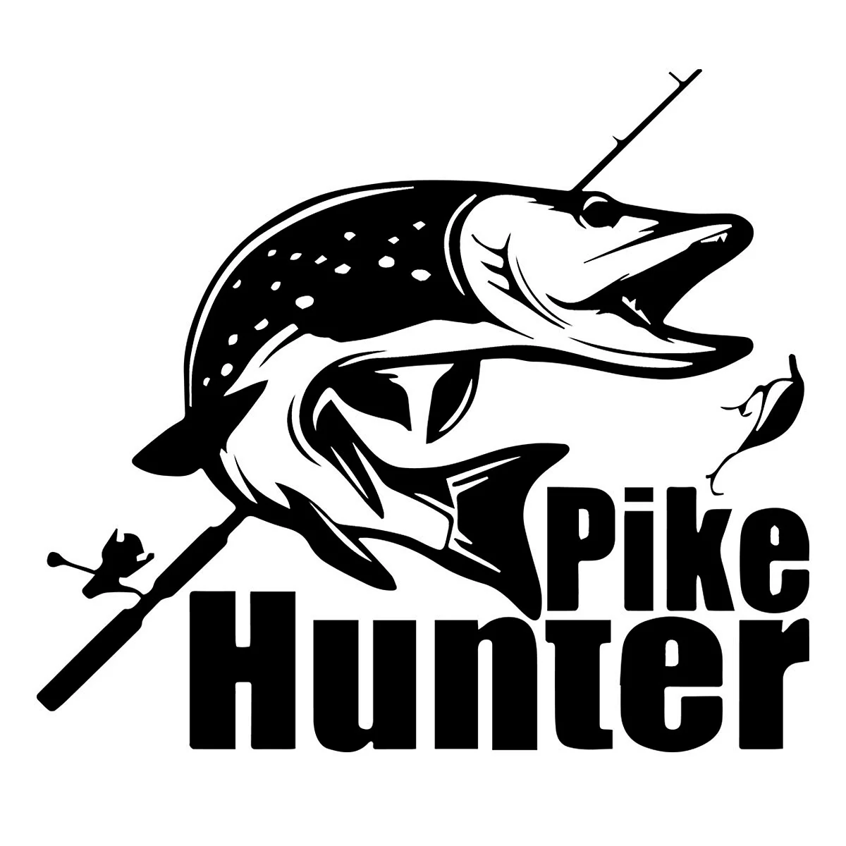 Pike Hunter наклейка