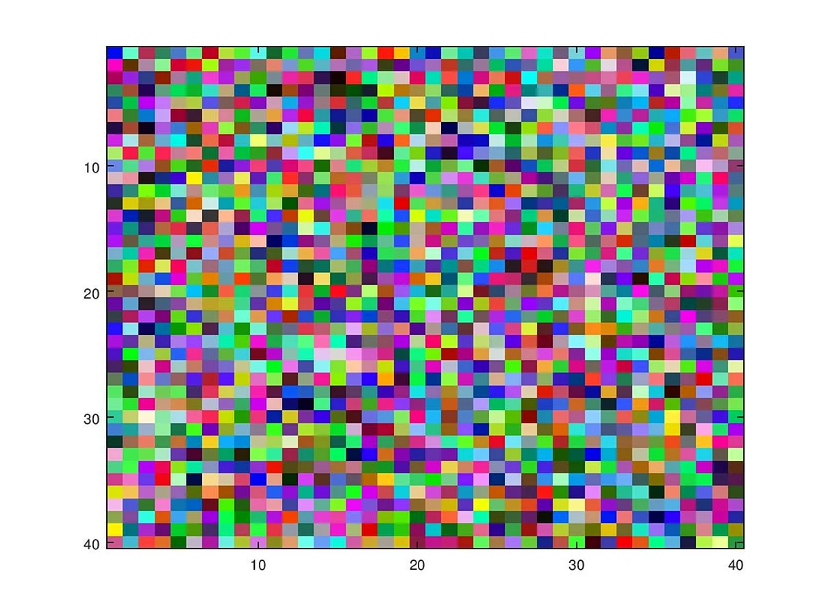 Пиксели разноцветные мелкие