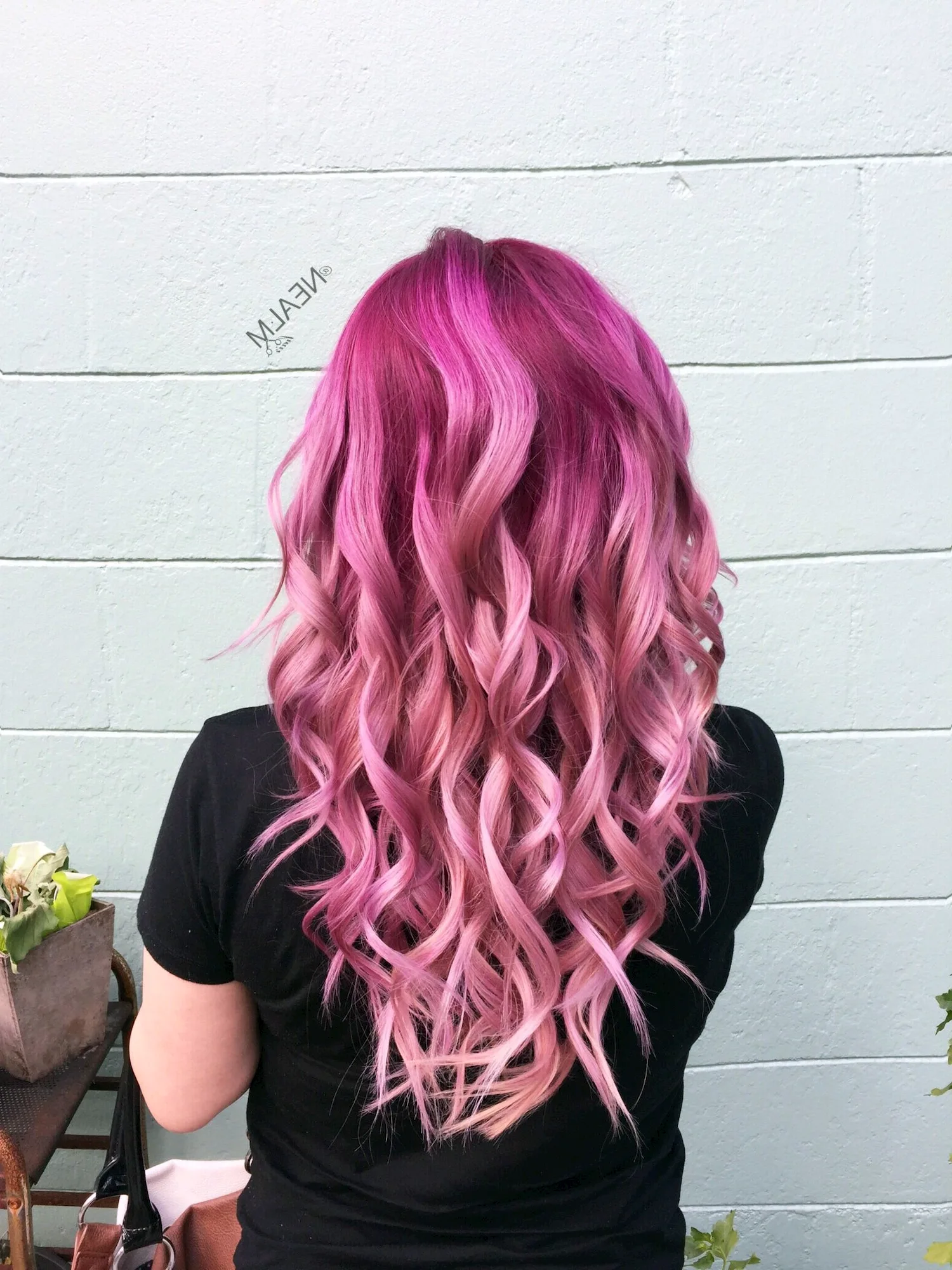 Pink Ombre hair