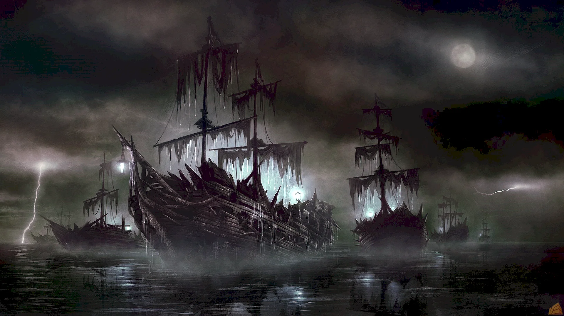 Пираты Карибского моря корабль призрак
