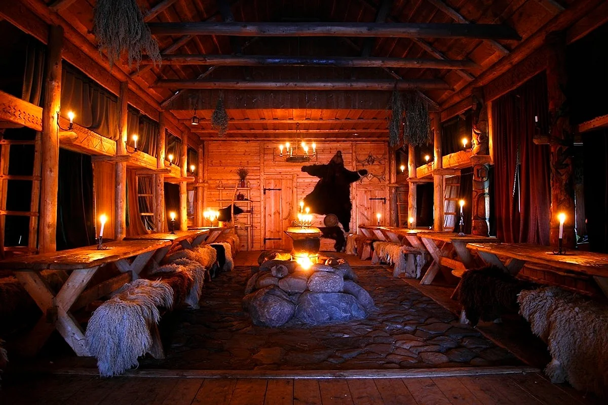 Пиршественный зал викингов