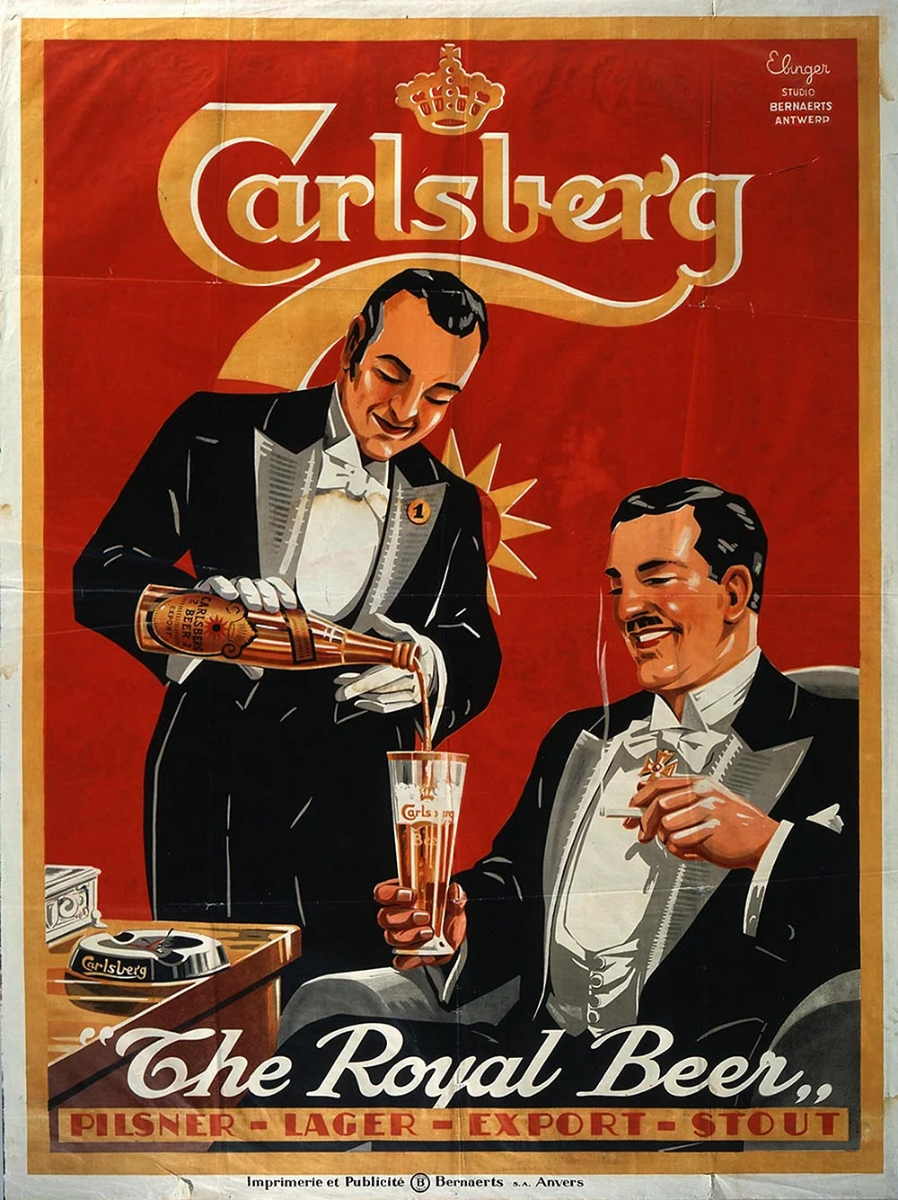 Пивные Винтажные плакаты Carlsberg