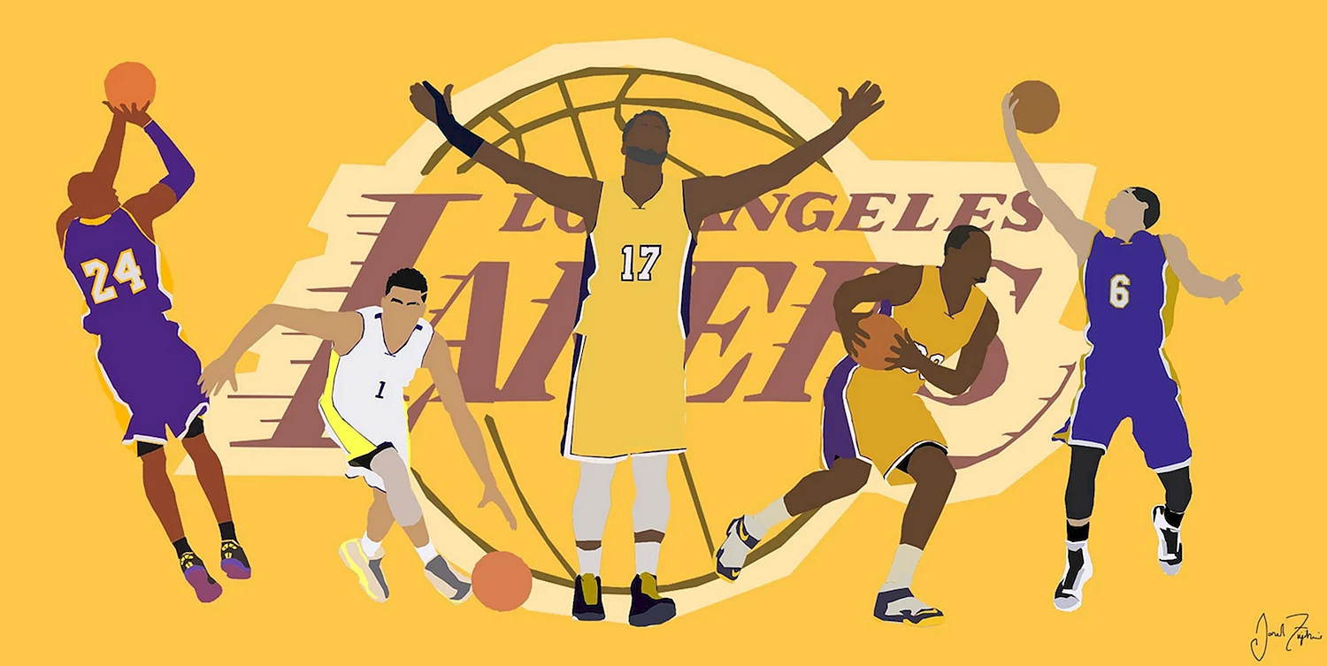 Плакат баскетболиста