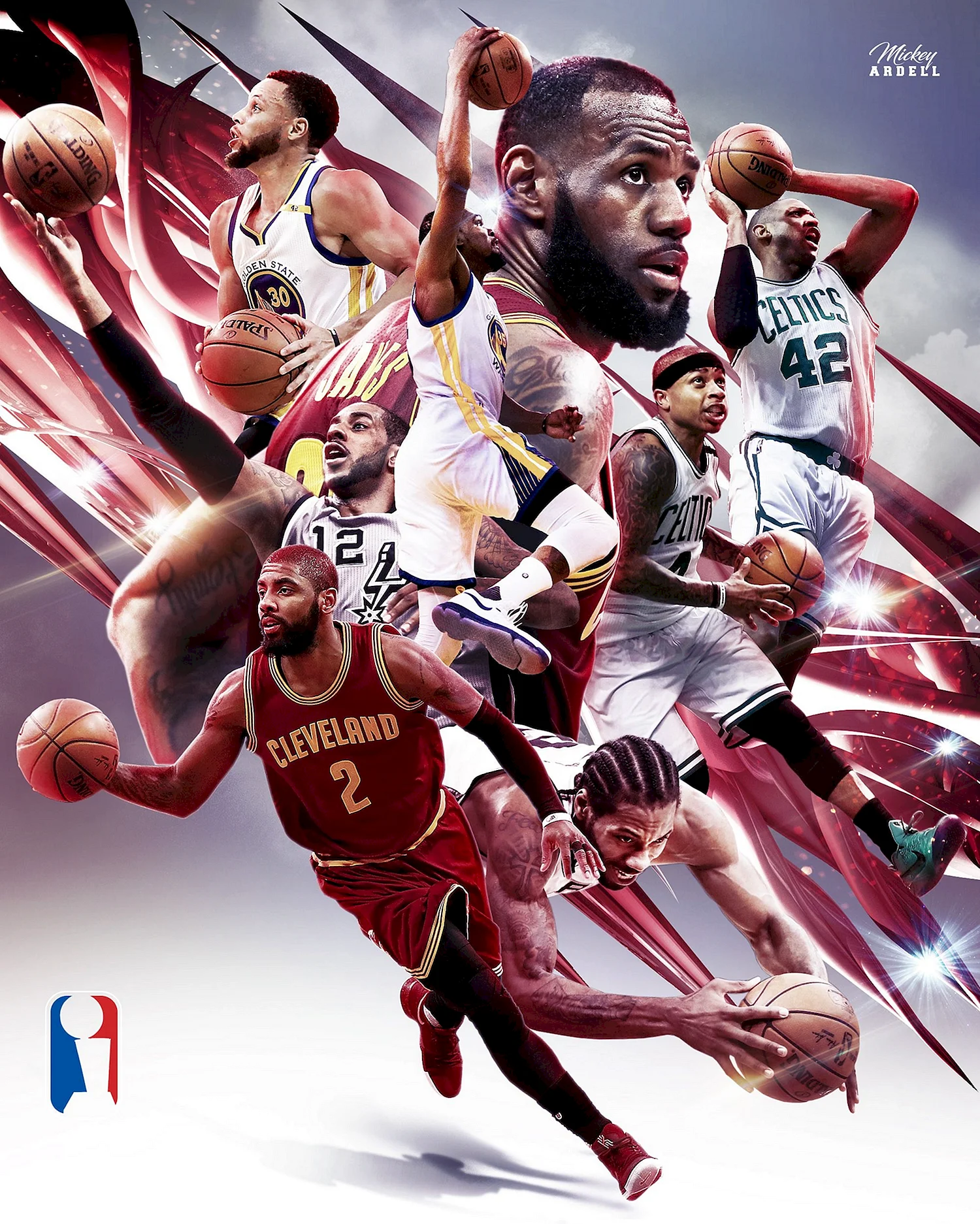 Плакат баскетболиста