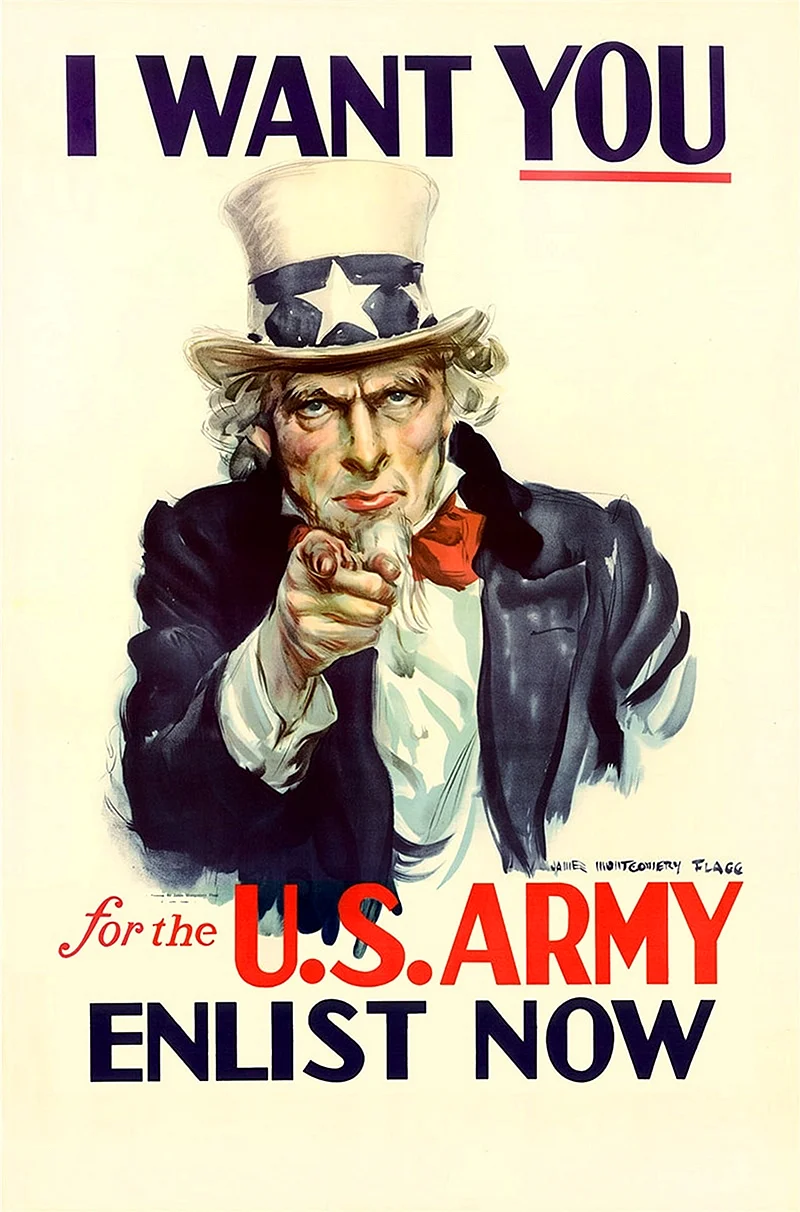 Плакат i want you for u.s Army