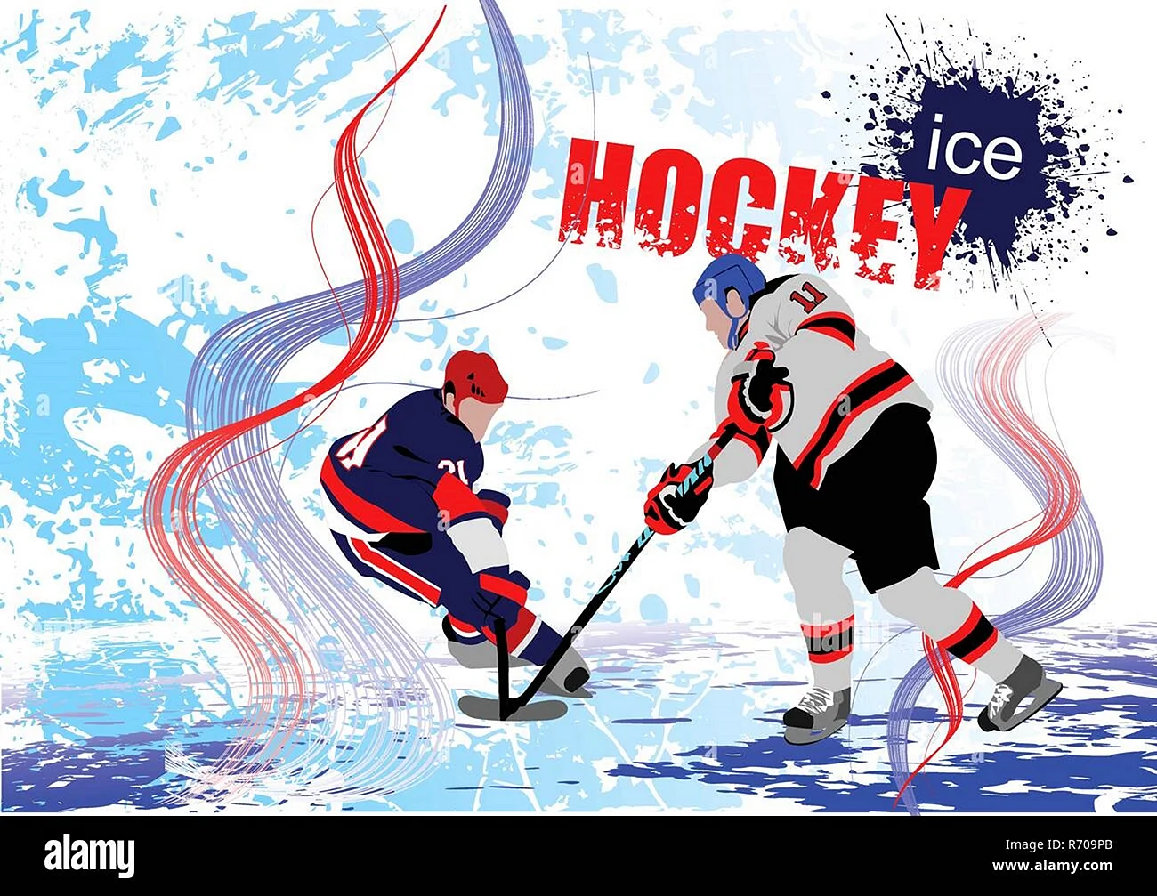 Плакат хоккей