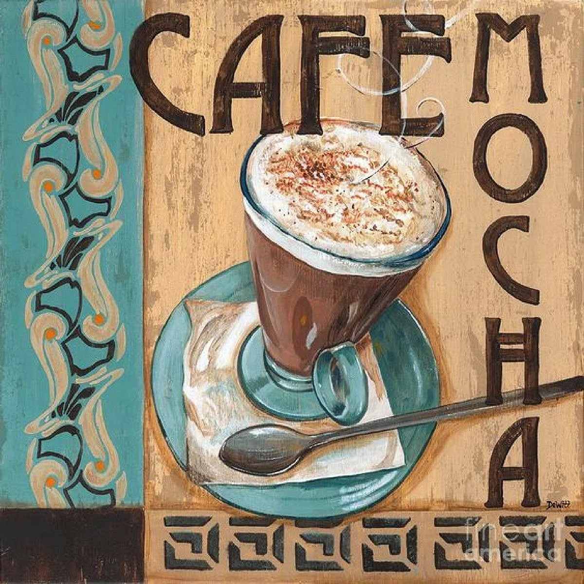 Плакат кофейни