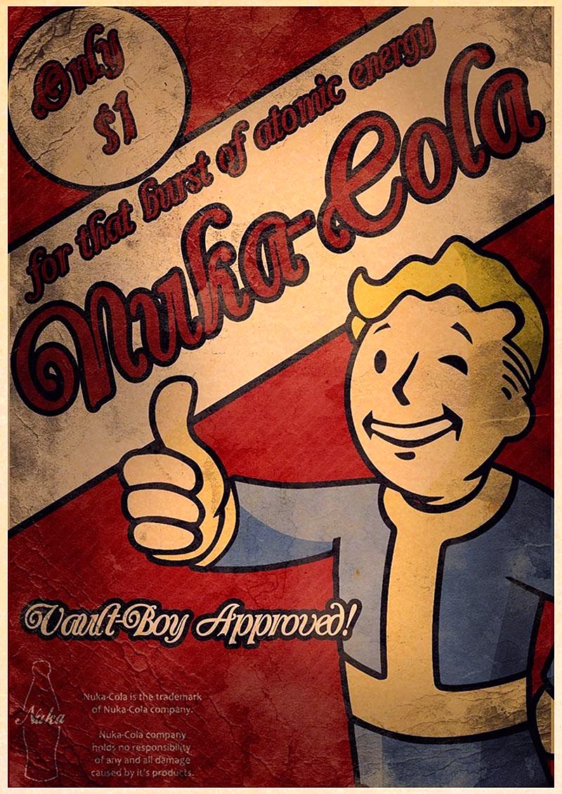 Плакат кола Fallout 4