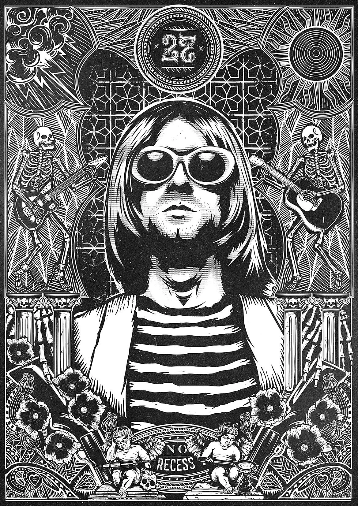 Плакат Kurt Cobain Nirvana