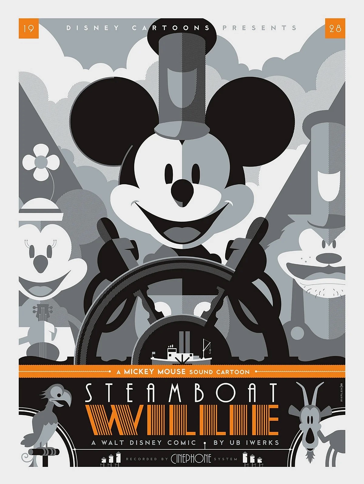 Плакат Mickey Mouse Steamboat