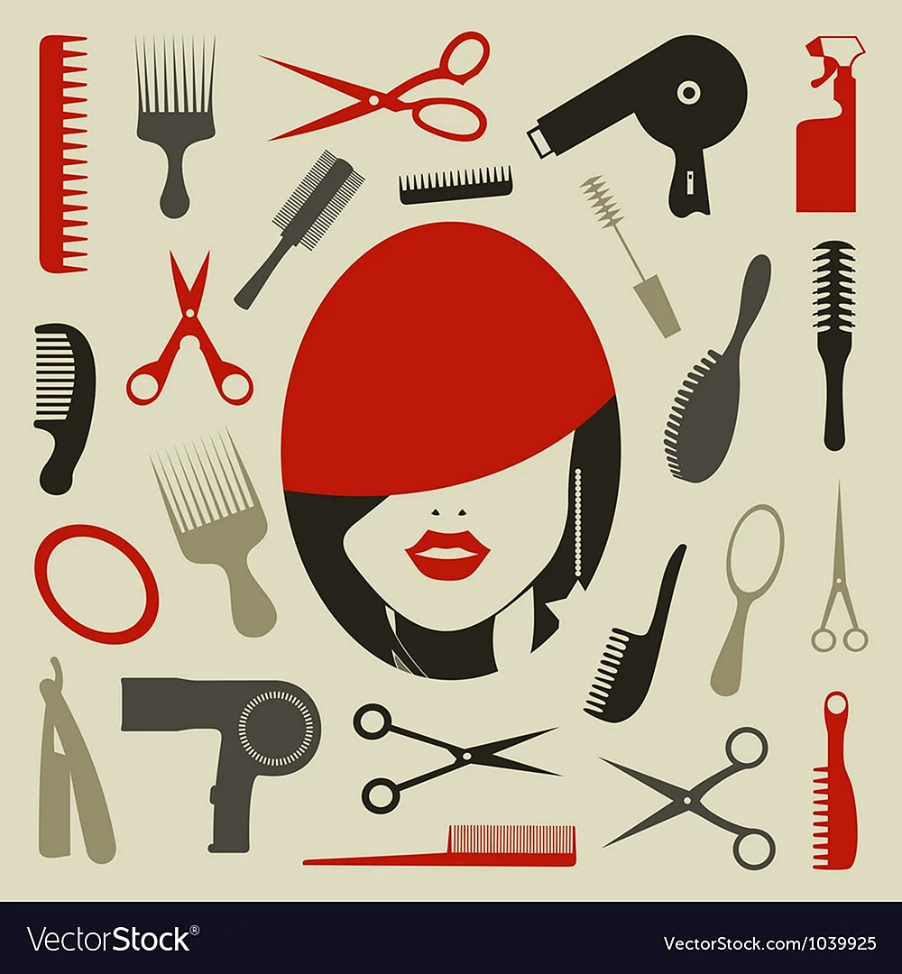 Плакат парикмахер