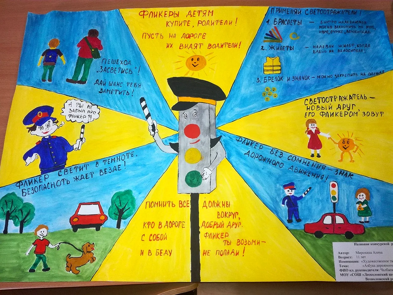 Публикация «Мастер-класс по изготовлению плаката „Правила дорожного движения“» размещена в разделах