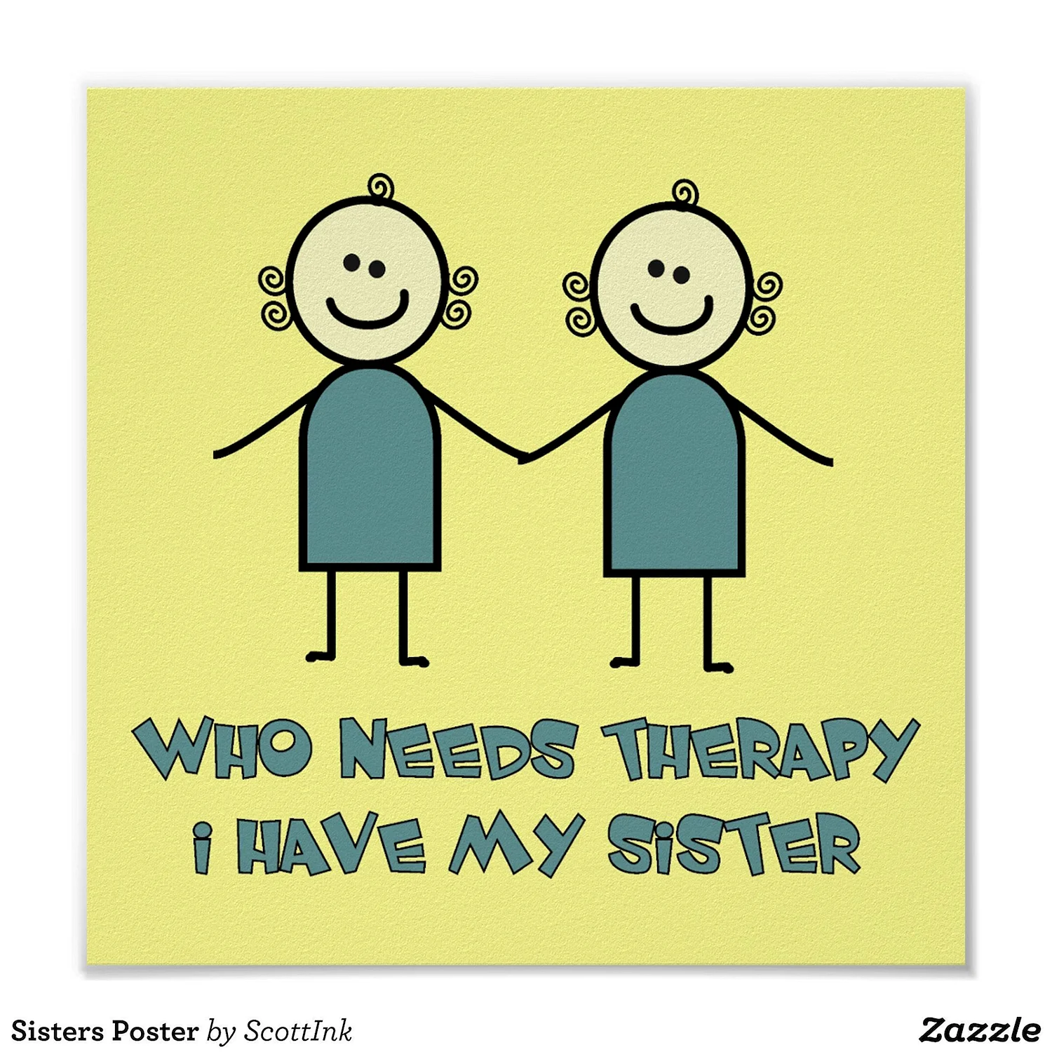 Плакат сестре