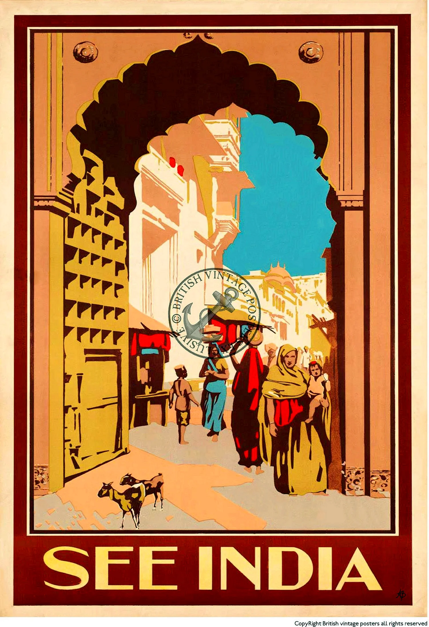 Плакат Travel Vintage