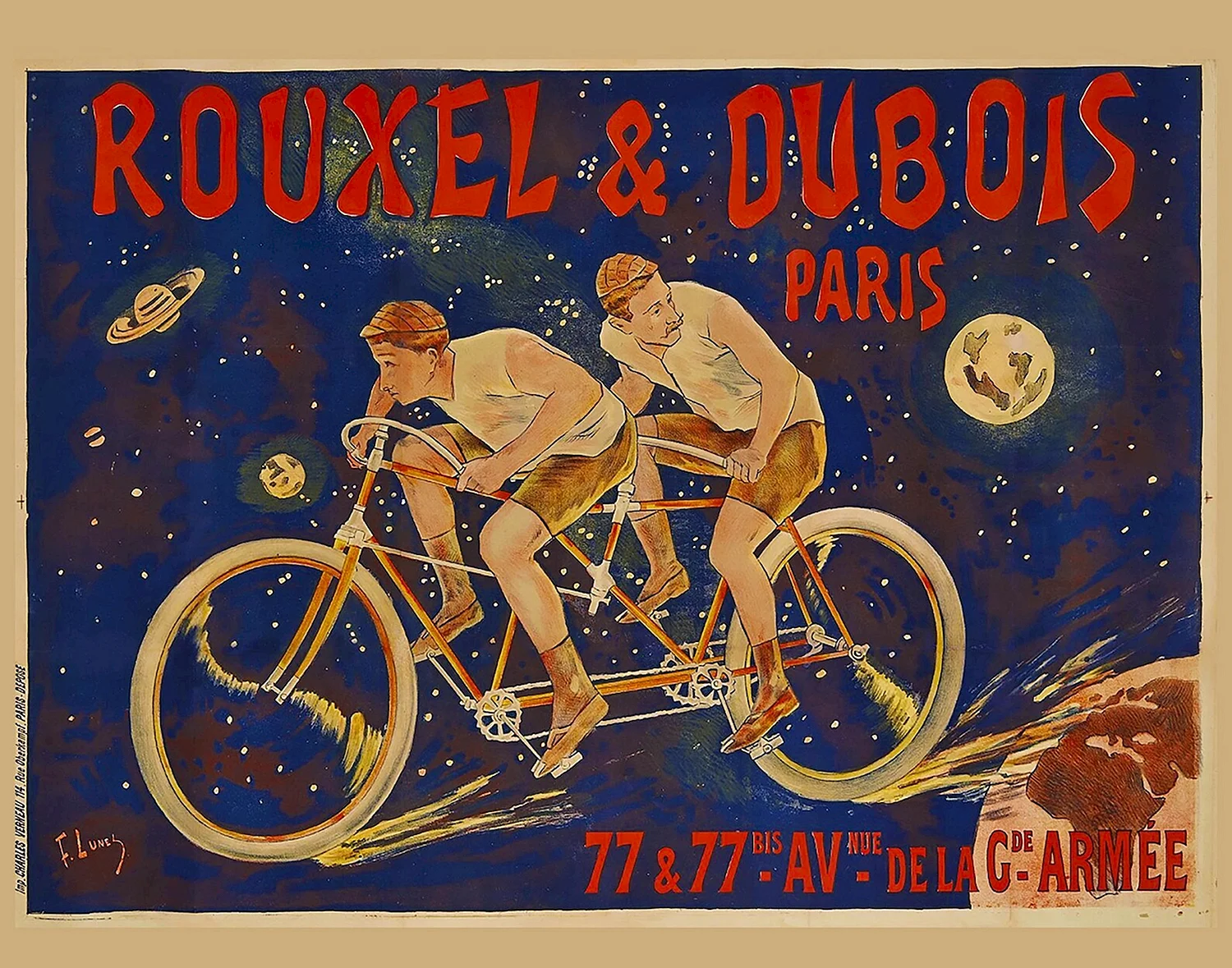 Плакат велосипед