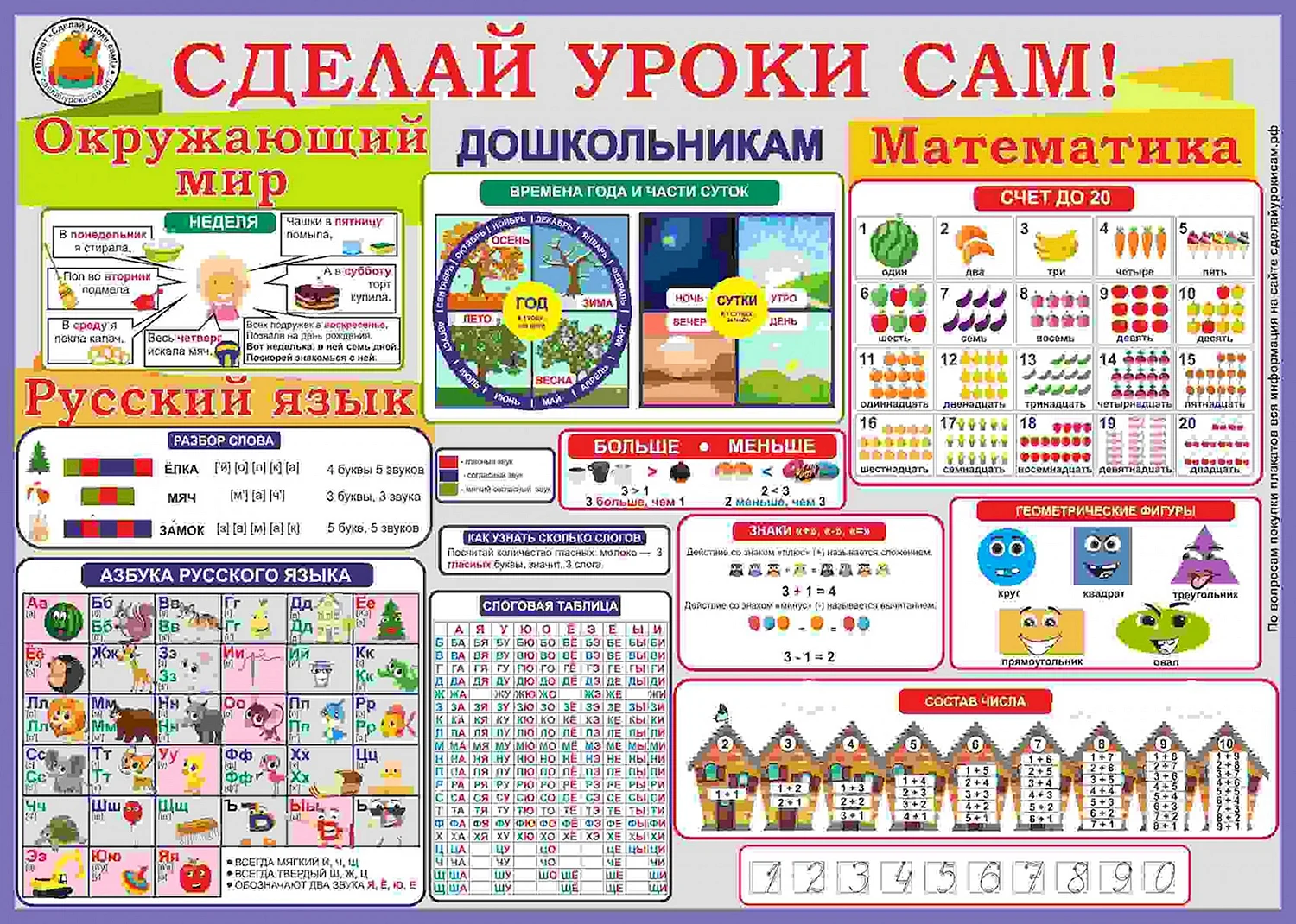 Плакаты для начальной школы