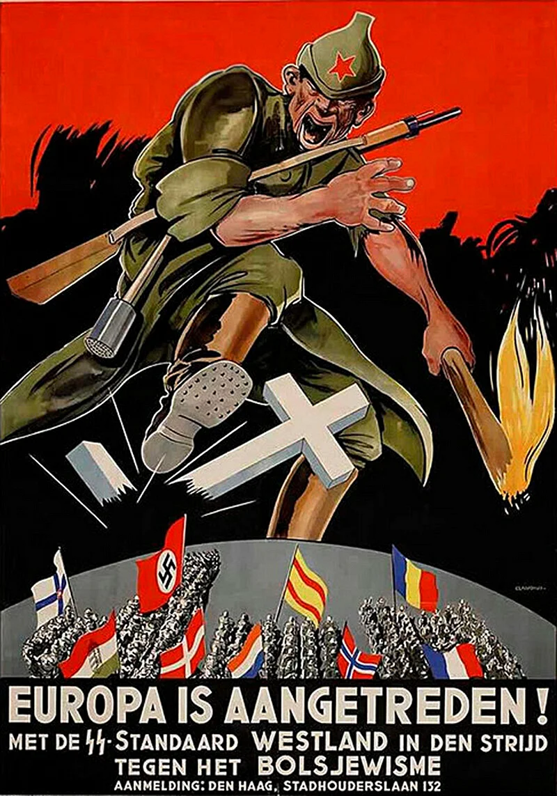 Плакаты Германии 2 мировой против СССР
