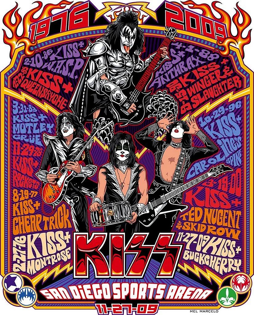 Плакаты и постеры группы Kiss