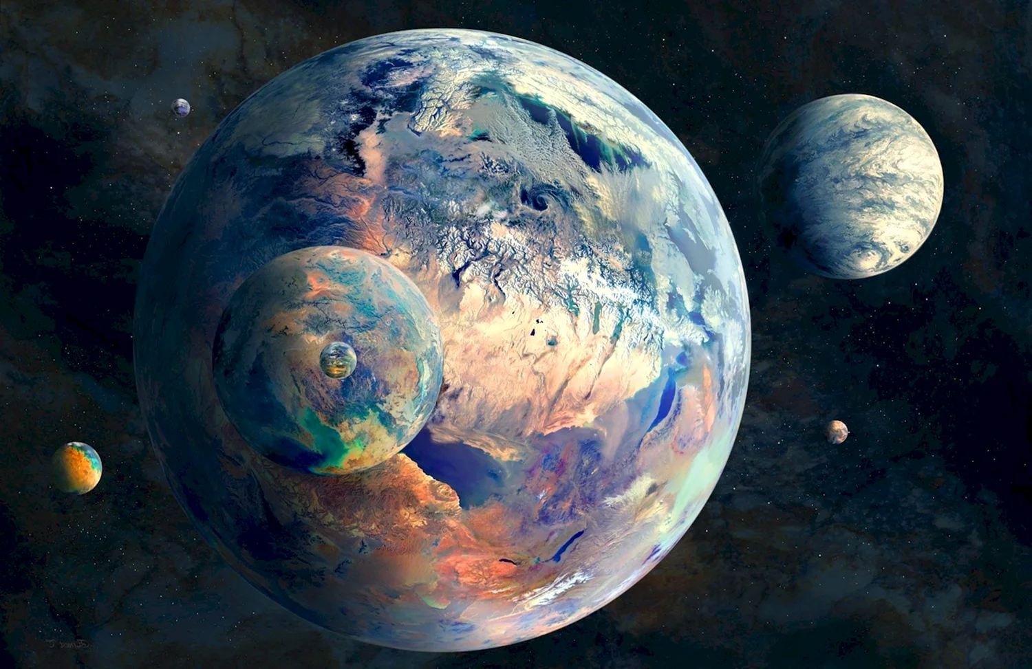 Планета двойник земли Титан