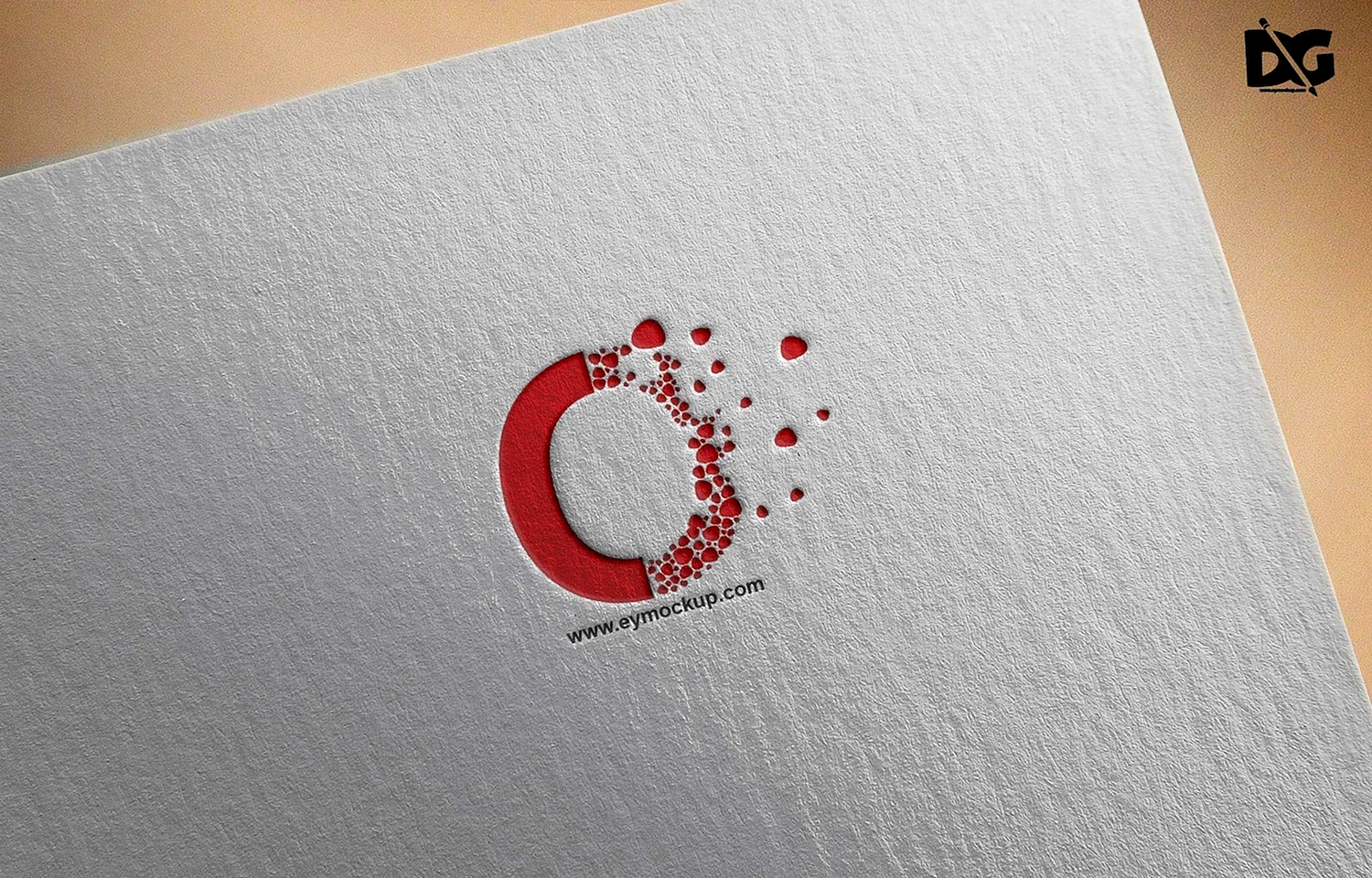 Подача логотипа мокап