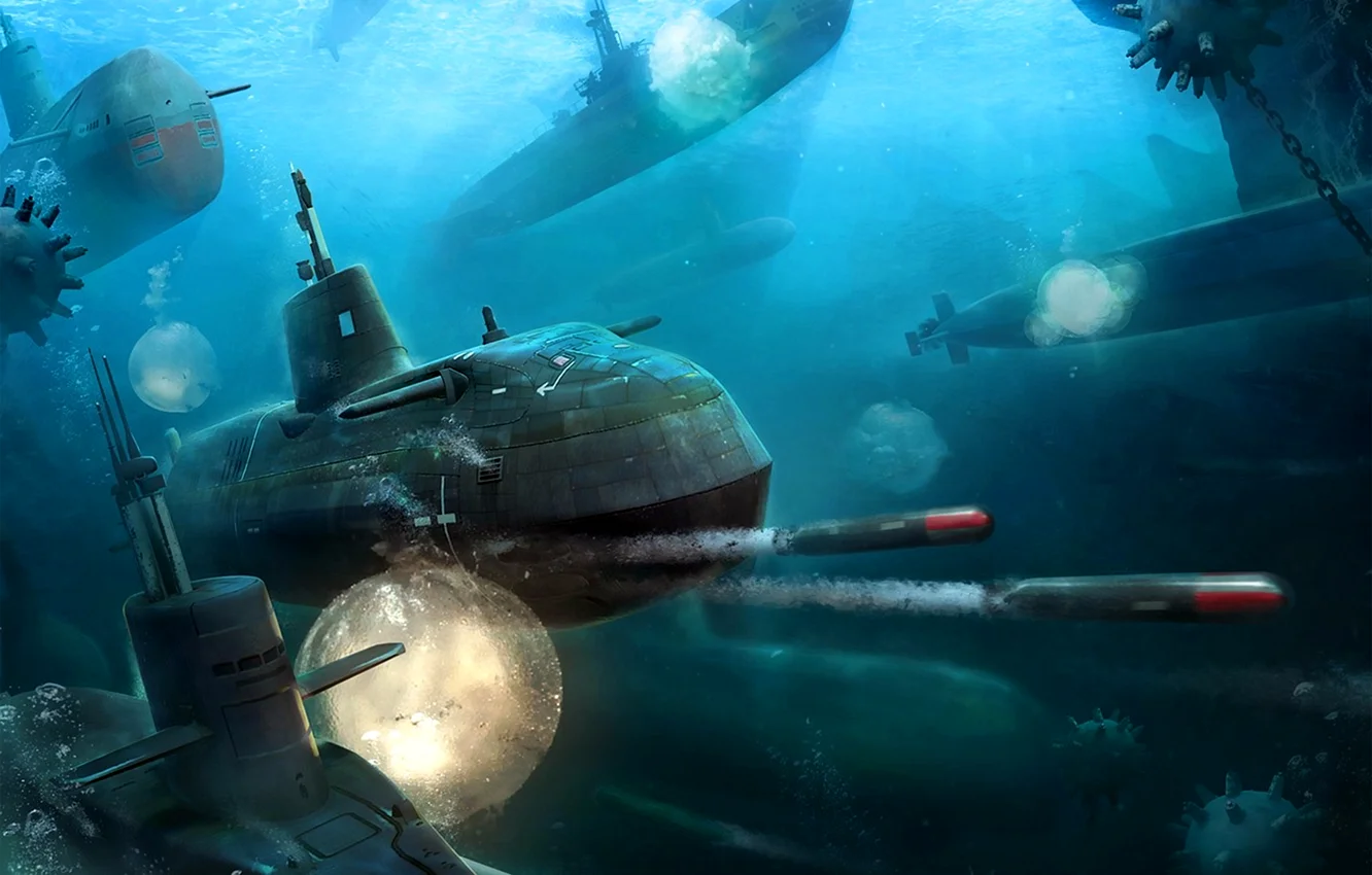 Подводная лодка субмарина игра