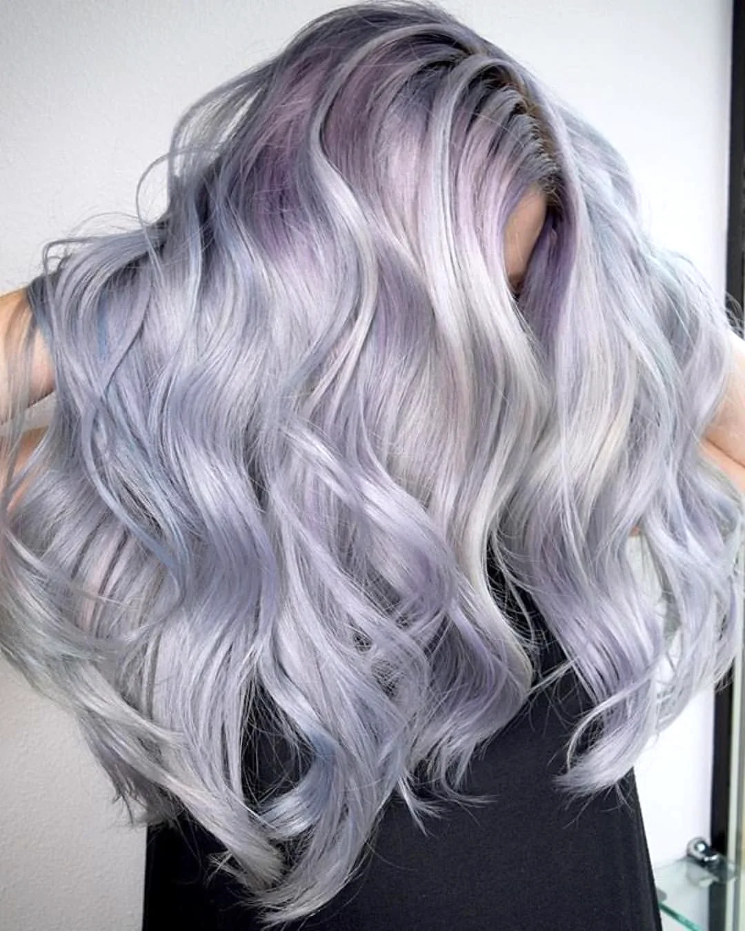Пепельно фиолетовый цвет волос (33 лучших фото)