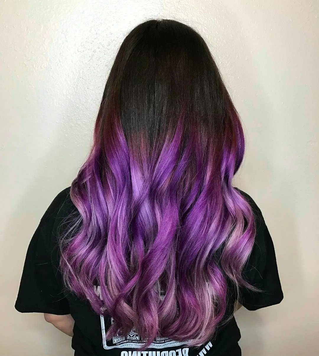 Покрас волос в фиолетовый