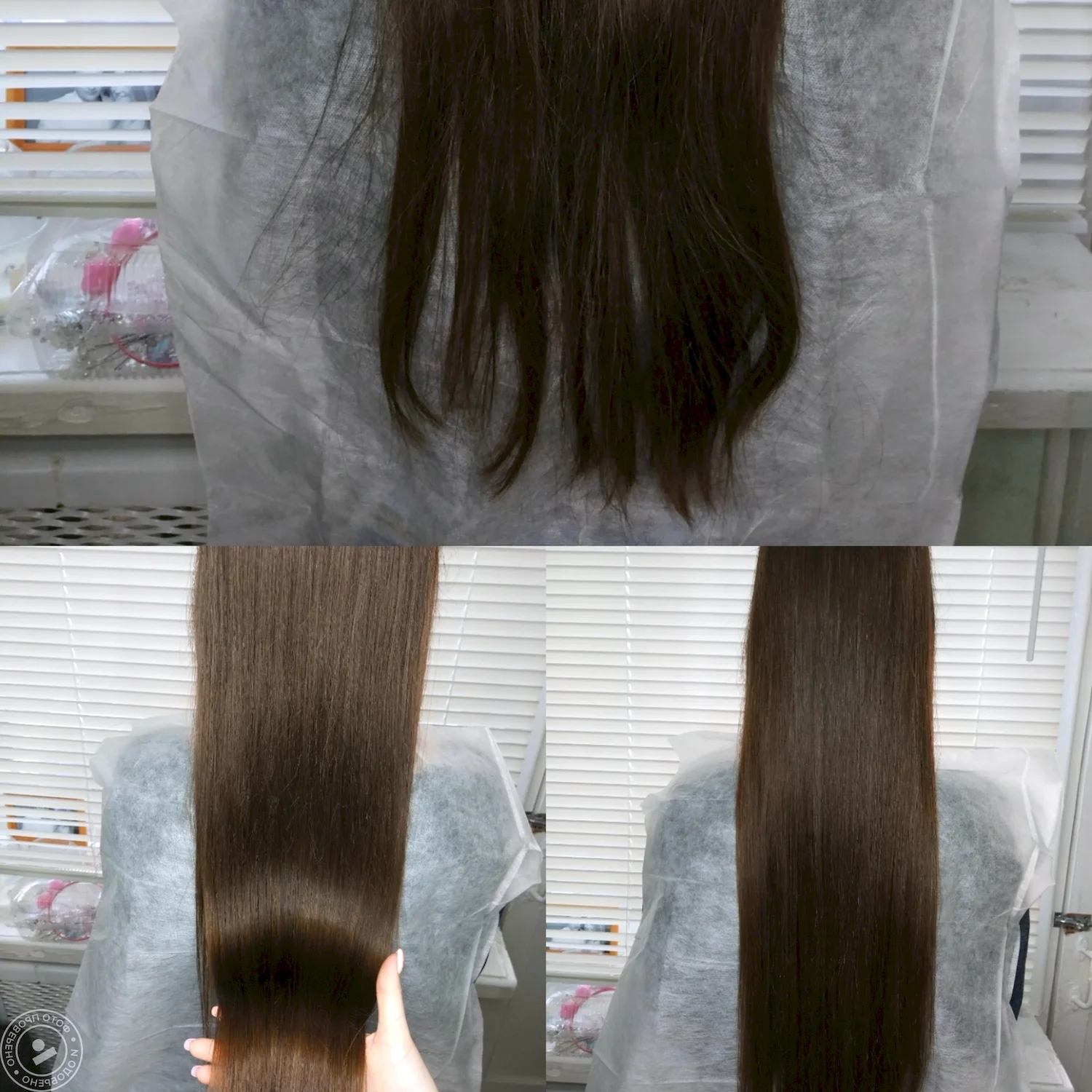 Полировка волос на тонкие волосы