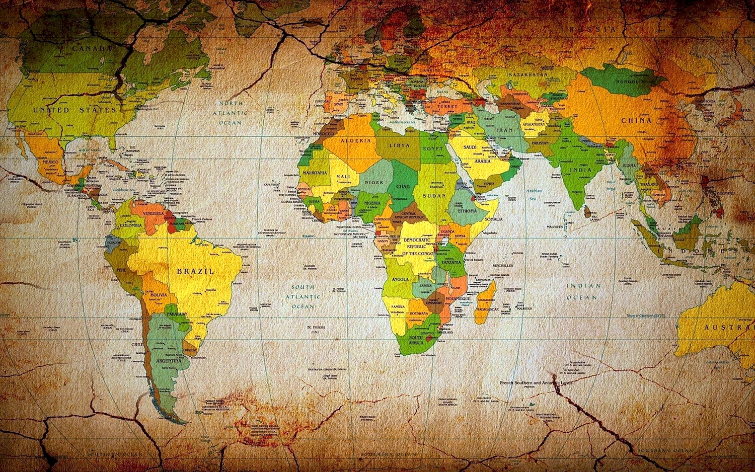 Политическая карта мира Мапс