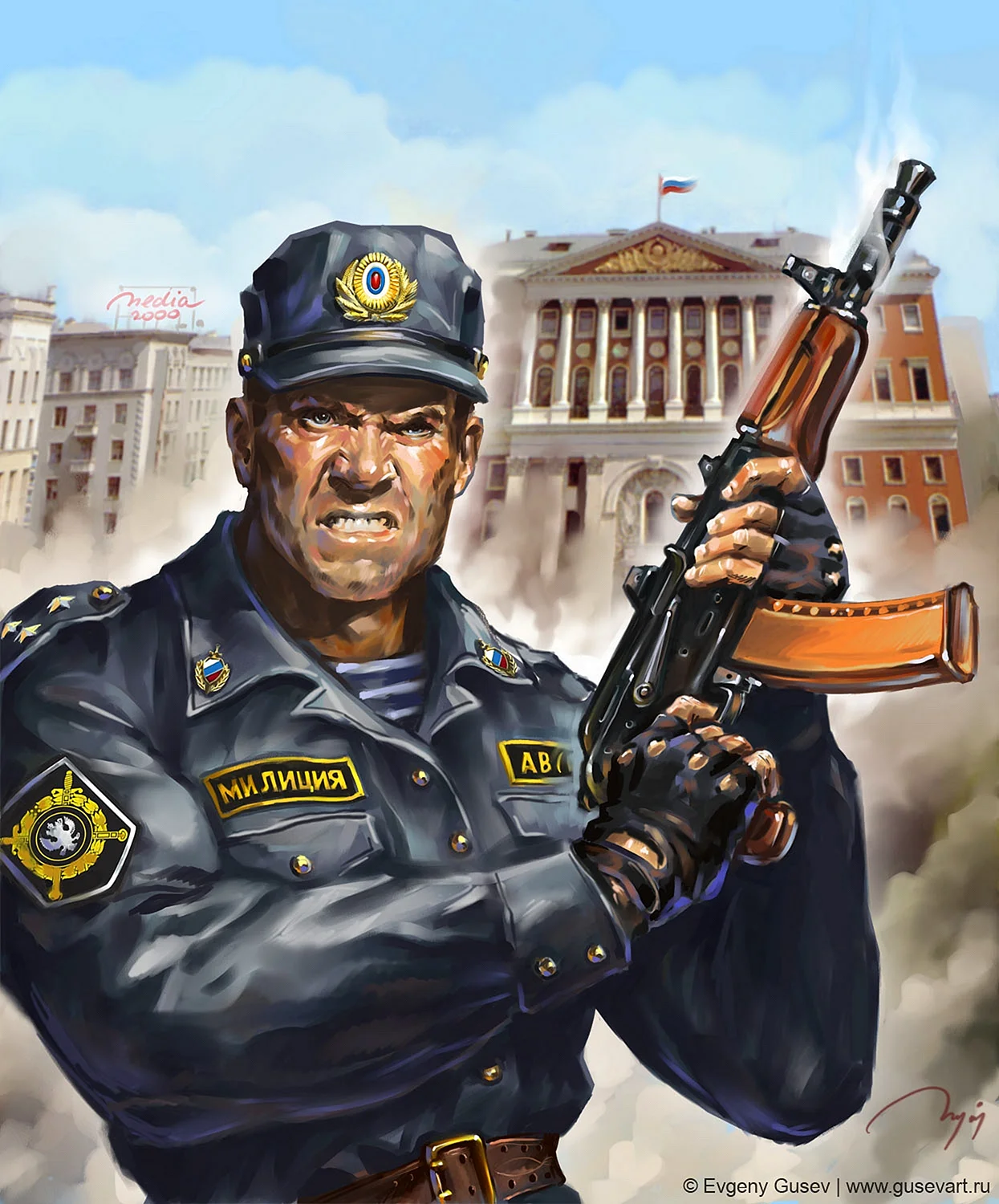 Полицейский арт российский